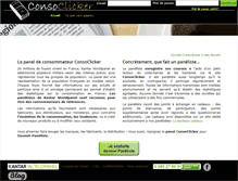 Tablet Screenshot of consoclicker.com